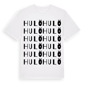 Hulö ordlek t-shirt – ekologisk bomull t-shirt från Pinshirt