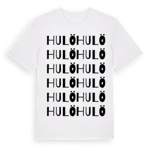 Hulö ordlek t-shirt – ekologisk bomull t-shirt från Pinshirt