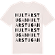 Vintage White t-shirt med Hultarstugan ordlek t-shirt