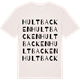 Vintage White t-shirt med Hultbacken ordlek t-shirt