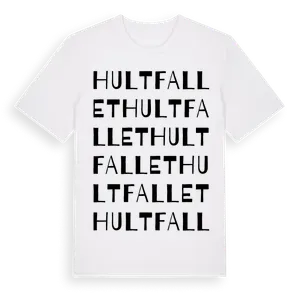 Hultfallet ordlek t-shirt – ekologisk bomull t-shirt från Pinshirt