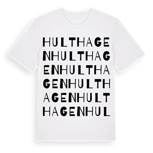 Hulthagen ordlek t-shirt – ekologisk bomull t-shirt från Pinshirt