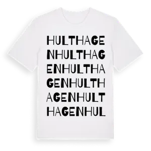 Hulthagen ordlek t-shirt – ekologisk bomull t-shirt från Pinshirt