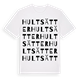 Hultsätter ordlek t-shirt