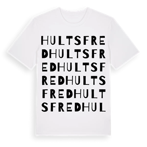 Hultsfred ordlek t-shirt – ekologisk bomull t-shirt från PinShirt