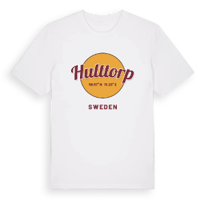 Hulttorp cirkel t-shirt – ekologisk bomull t-shirt från Pinshirt