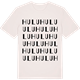 Vintage White t-shirt med Hulu ordlek t-shirt