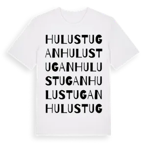 Hulustugan ordlek t-shirt – ekologisk bomull t-shirt från Pinshirt