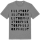 Mid Heather Gray t-shirt med Hulutorp ordlek t-shirt