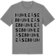 Mid Heather Gray t-shirt med Humleåsen ordlek t-shirt