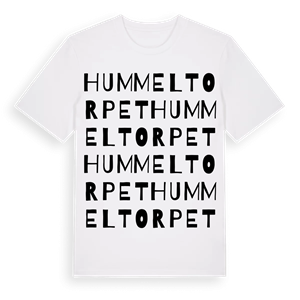 Hummeltorpet ordlek t-shirt – ekologisk bomull t-shirt från Pinshirt