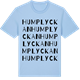 Blue Soul t-shirt med Humplyckan ordlek t-shirt