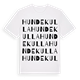Hundekulla ordlek t-shirt
