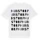 White t-shirt med Hunstorp ordlek t-shirt