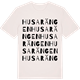 Vintage White t-shirt med Husarängen ordlek t-shirt
