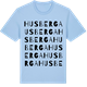 Blue Soul t-shirt med Husberga ordlek t-shirt