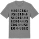 Mid Heather Gray t-shirt med Husberga ordlek t-shirt