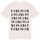 Vintage White t-shirt med Husby ordlek t-shirt