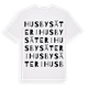 Husby Säteri ordlek t-shirt