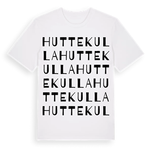 Huttekulla ordlek t-shirt – ekologisk bomull t-shirt från Pinshirt