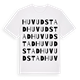 Huvudstad ordlek t-shirt