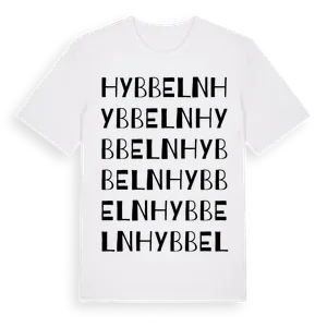 Hybbeln ordlek t-shirt – ekologisk bomull t-shirt från Pinshirt