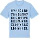 Blue Soul t-shirt med Hybbeln ordlek t-shirt