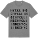 Mid Heather Gray t-shirt med Hycklinge ordlek t-shirt