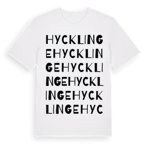 Hycklinge ordlek t-shirt – ekologisk bomull t-shirt från Pinshirt