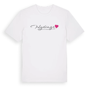 Hydinge hjärta t-shirt – ekologisk bomull t-shirt från Pinshirt