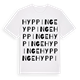 White t-shirt med Hyppinge ordlek t-shirt