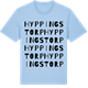 Blue Soul t-shirt med Hyppingstorp ordlek t-shirt