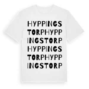 Hyppingstorp ordlek t-shirt – ekologisk bomull t-shirt från Pinshirt