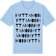 Blue Soul t-shirt med Hyttamon ordlek t-shirt