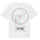 White t-shirt med Hyttan t-shirt