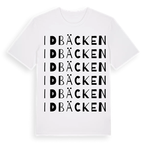 Idbäcken ordlek t-shirt – ekologisk bomull t-shirt från Pinshirt