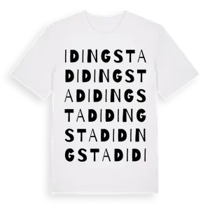 Idingstad ordlek t-shirt – ekologisk bomull t-shirt från Pinshirt