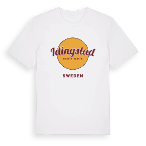 Idingstad cirkel t-shirt – ekologisk bomull t-shirt från Pinshirt