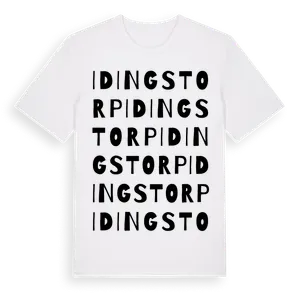 Idingstorp ordlek t-shirt – ekologisk bomull t-shirt från Pinshirt