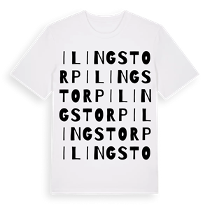 Ilingstorp ordlek t-shirt – ekologisk bomull t-shirt från Pinshirt