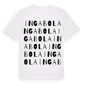 Ingabola ordlek t-shirt – ekologisk bomull t-shirt från Pinshirt