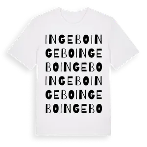 Ingebo ordlek t-shirt – ekologisk bomull t-shirt från Pinshirt