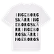 Ingeborgskärr ordlek t-shirt