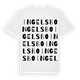 White t-shirt med Ingelsbo ordlek t-shirt