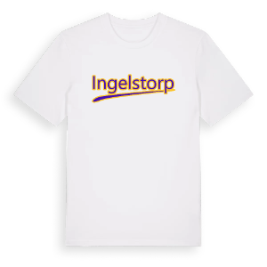 Ingelstorp baseball t-shirt – ekologisk bomull t-shirt från Pinshirt