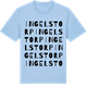 Blue Soul t-shirt med Ingelstorp ordlek t-shirt