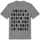 Mid Heather Gray t-shirt med Ingerbo ordlek t-shirt
