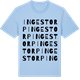 Blue Soul t-shirt med Ingestorp ordlek t-shirt