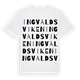 Ingvaldsviken ordlek t-shirt