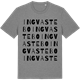Mid Heather Gray t-shirt med Ingvastebo ordlek t-shirt